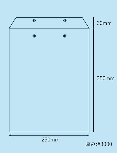 画像1: ビニロンホック付き　250×350＋30